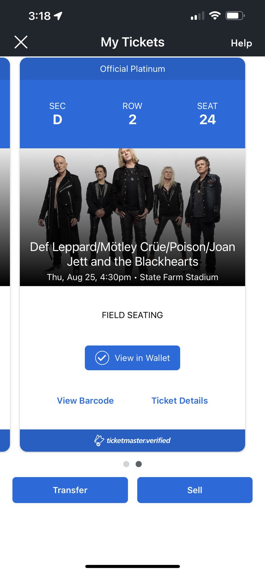 Stadium Tour Concert / Def Leppard, Poison, Motley Crue