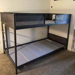 Bunk Bed Frame Dark Grey IKEA Tuffing Excellent Condition
