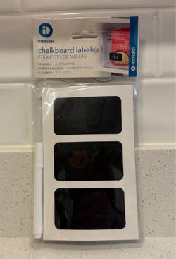Id Design 24-PK Chalkboard Labels