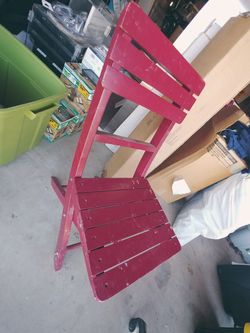 Red Antique chair
