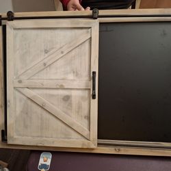 Sign Board With Movable Door