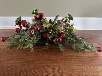 Christmas Floral Centerpiece Arrangement
