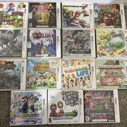 Nintendos Ds, Ds Lite And 3DS With Games 