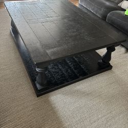 Ashley Mallacar Coffee table and Side Tables (2)