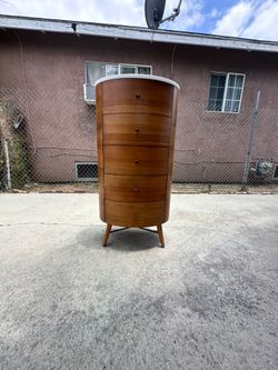 West Elm Penelope Mid Century Modern Dresser Top Marble.