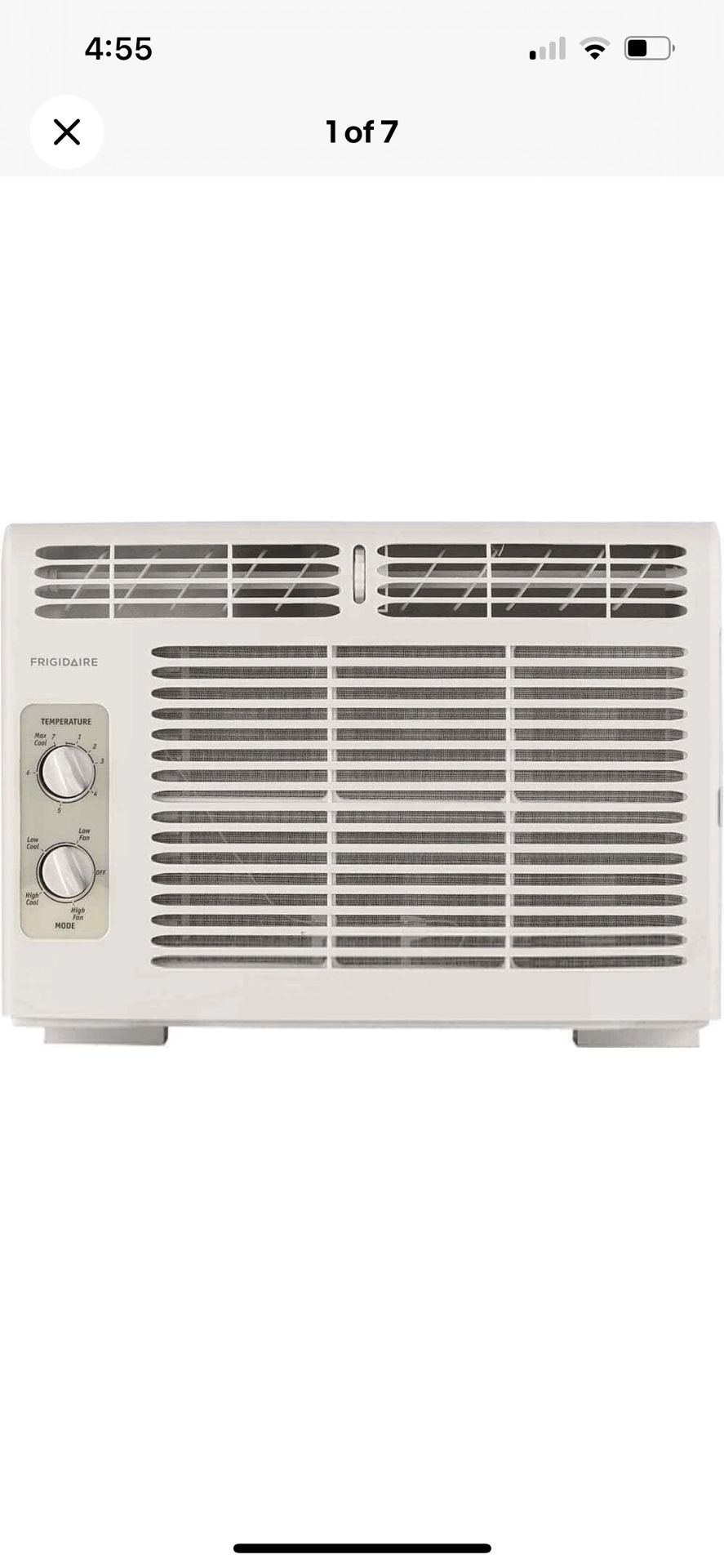 5,000 BTU 115-Volt Window-Mounted Mini-Compact Air Conditioner With Controls
