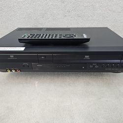 Sony DVD / VHS VCR Video Cassette Player with remote and working!