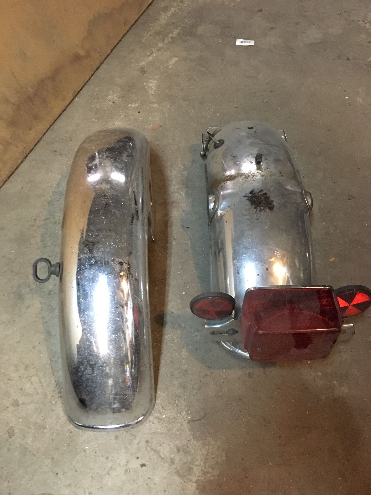 Photo YAMAHA XS650 FRONT AND REAR FENDERS