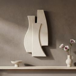 Ola Beige Wall Sculpture