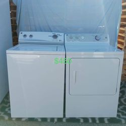Beautiful Kenmore Washer And GE Gas Dryer.