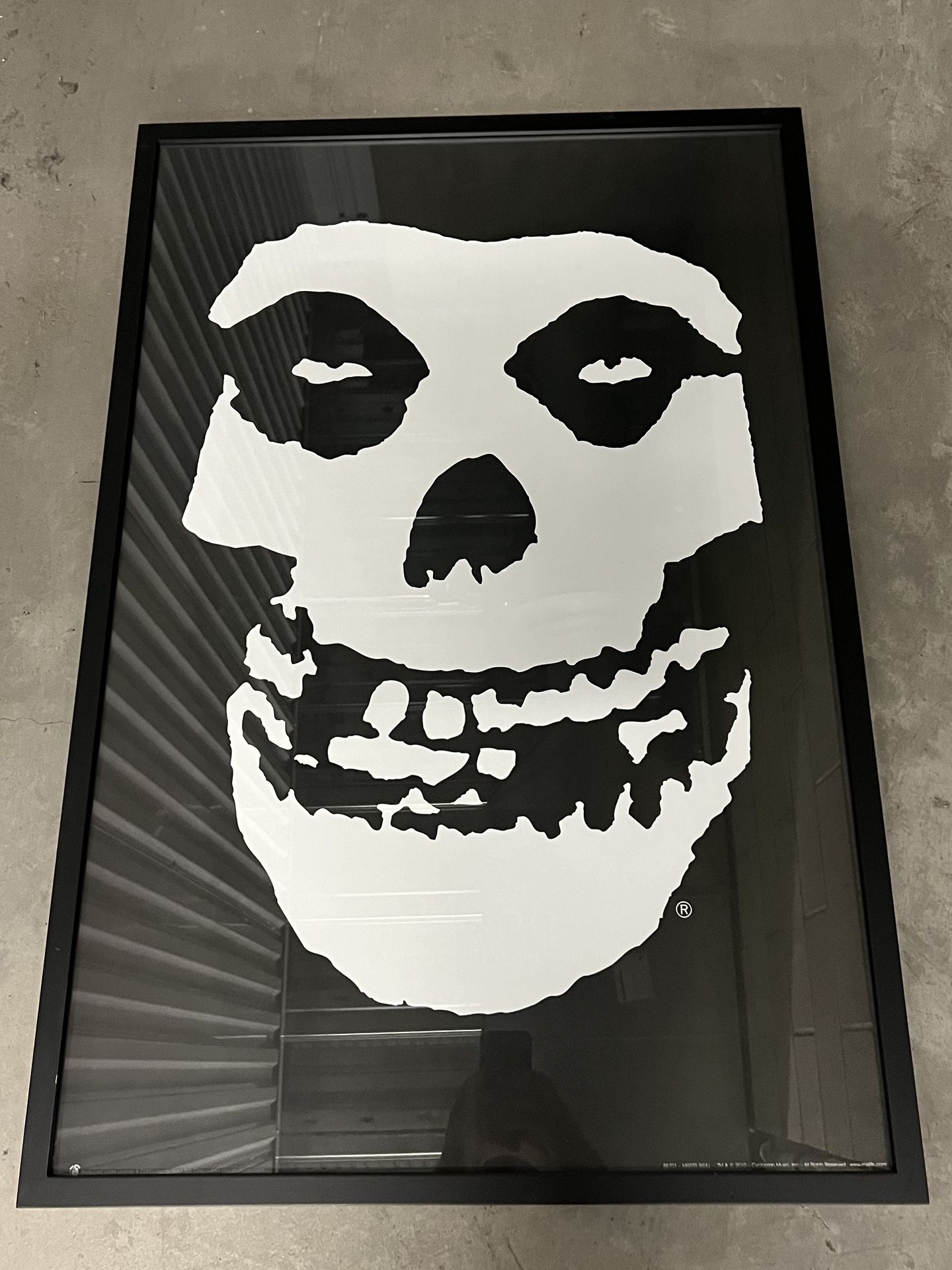 Large Misfits Skull 25”x37” Framed Poster