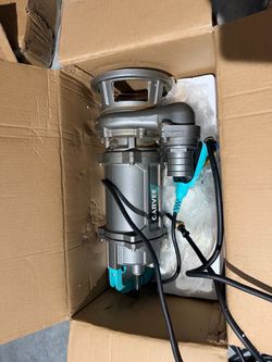 Garvee 1HP Cast Iron Sewage/Effluent Pump