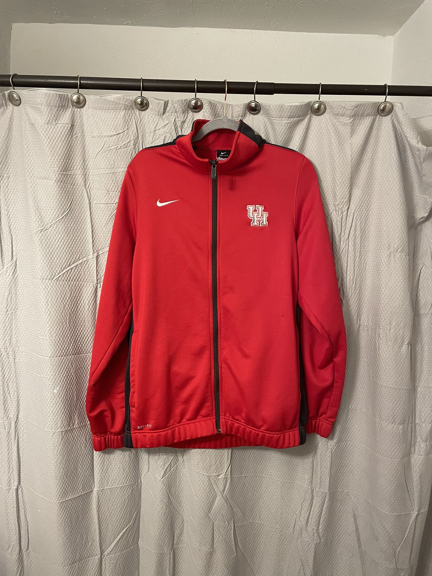 Nike University of Houston Jacket size Medium Full zip