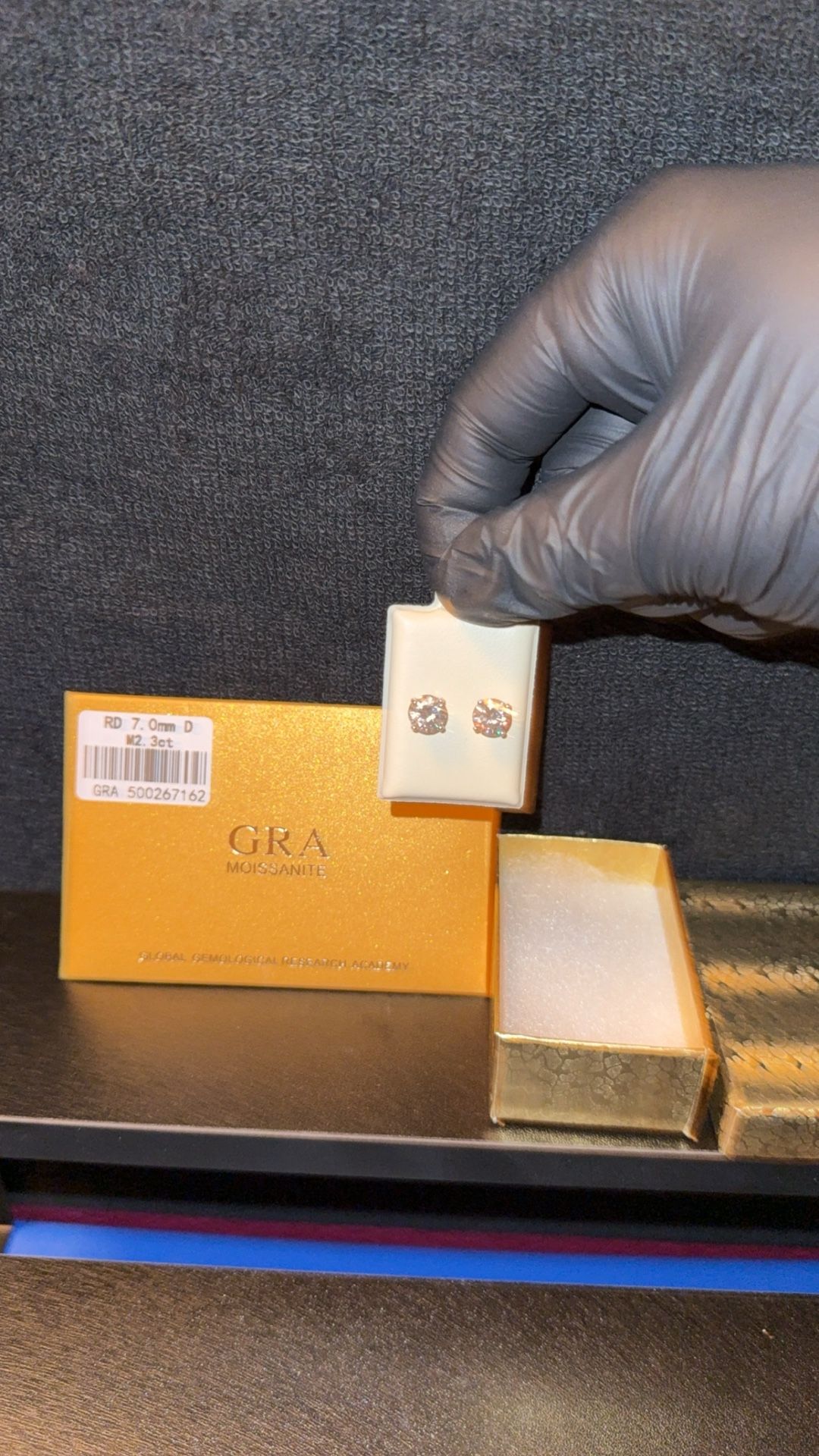 Moissanite Silver Earrings