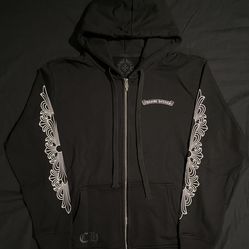 Chrome Hearts Eye Chart Dagger Zip-up Hoodie