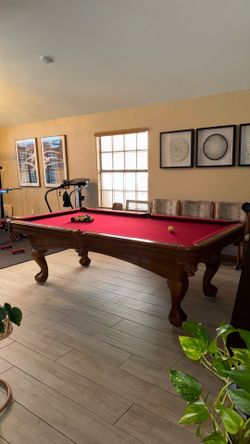 Pool Table + Cabinet