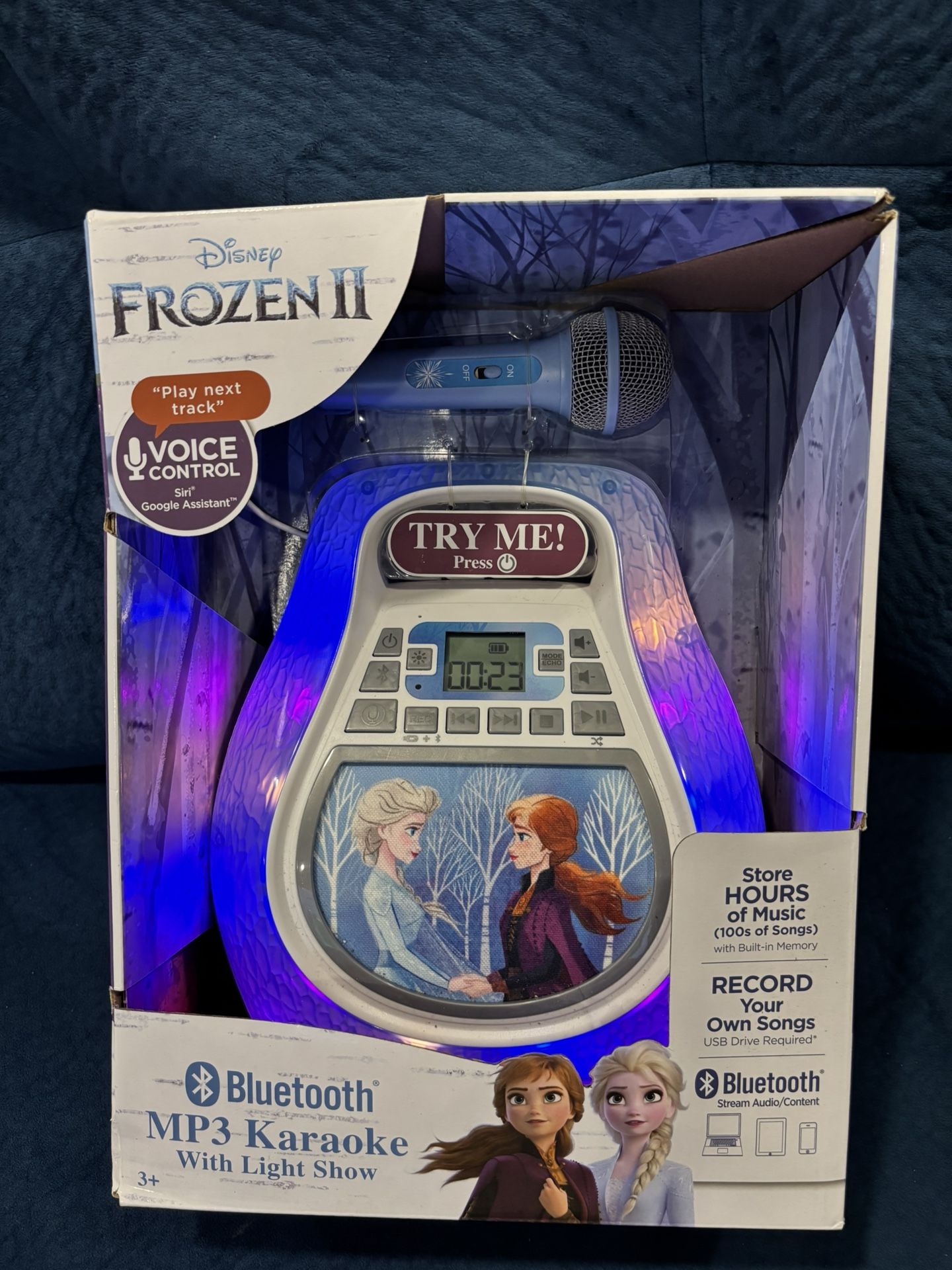 Frozen 2 Bluetooth MP3 Karaoke Machine