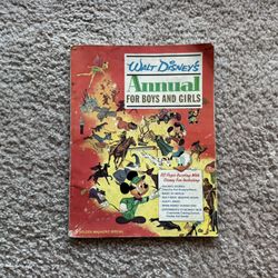 Vintage 1966 Walt Disney's Annual for Boys and Girls