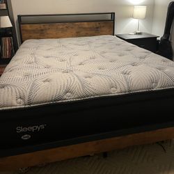 Queen Mattress and Bed Frame