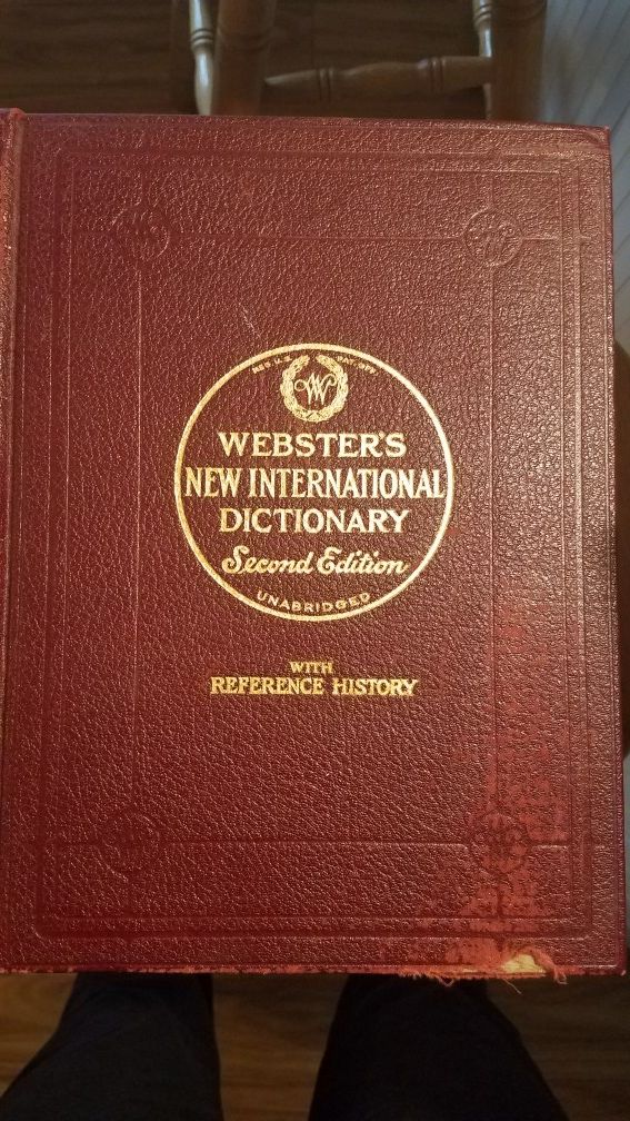 1946 Webster's New International Dictionary