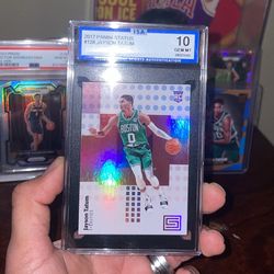 Jayson Tatum Graded 10 Rookie Card 