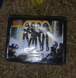 KISS Love Gun Metal Lunch Box