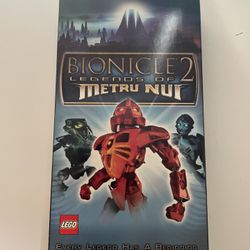 Bionicle 2: Legends Of Metru Nui (VHS, 2004) Rare Late Release Lego Tested Works
