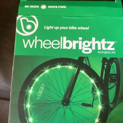 Light up bike wheel