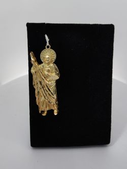 14K Saint Jude Pendant
