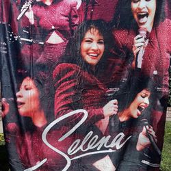 Red Selena Throw Blanket 50x40