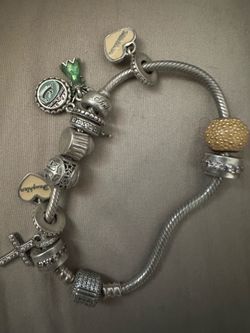 Pandora Clear Cubic Zirconia with charms