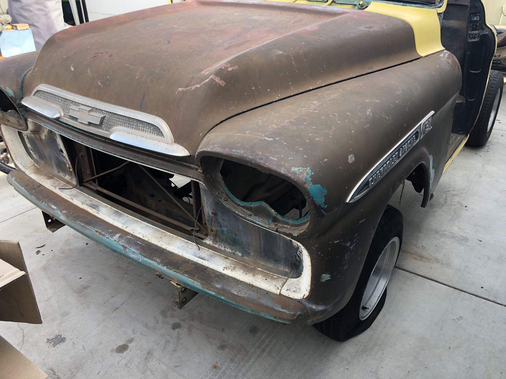 58-59 Chevy 3100 truck parts
