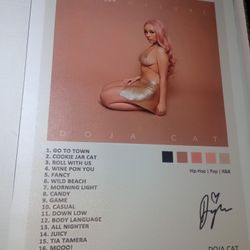 Doja Cat Amala Album Cover Canvas Poster Female Hip Hop Gift Set