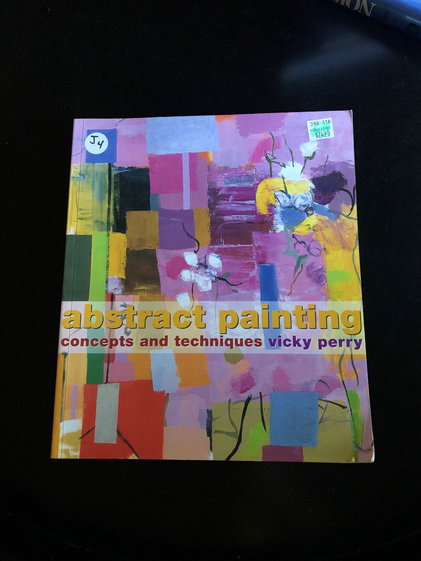 Art book - abstract painting by Vicky perry