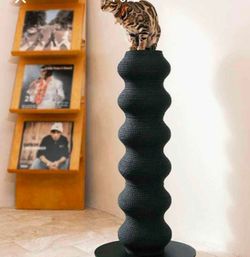 Furry tails cat scratch tower 36"