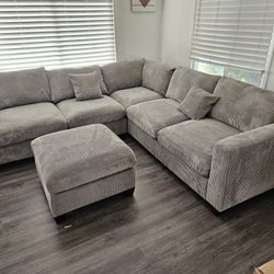Brand New Sectional 4 Pcs Corduroy $545 