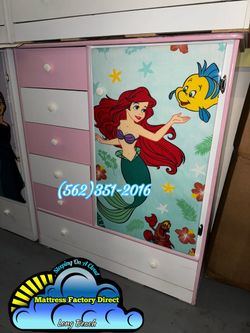 Little mermaid closet wardrobe dresser ropero armoire Nuevo