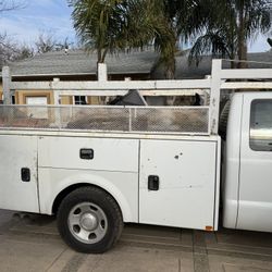 2008 Ford F350 Tool Boxes With Lumber Racks / Part Out