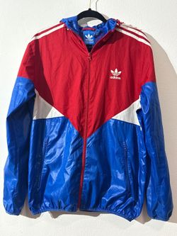 Adidas Rare Vintage Jacket With Zipped 90s Multicolor Men