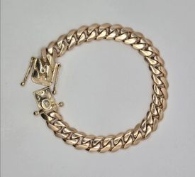 14KT Cuban Link Bracelet
