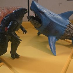 Godzilla And Mega Shark
