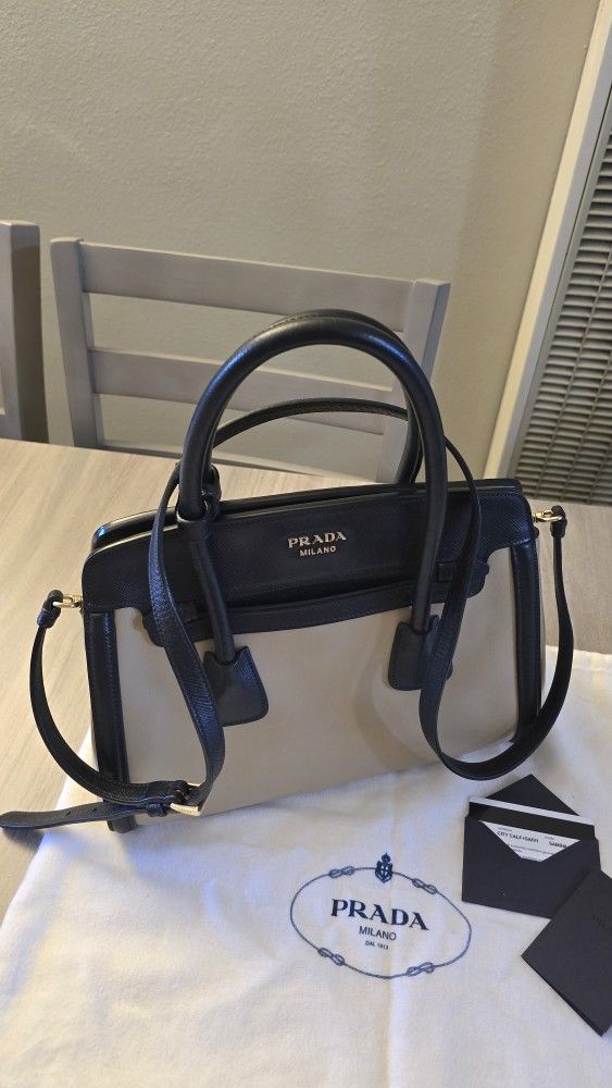 Prada Sapiano City Caff Two way Bag