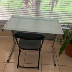 Crystal And Luxury Brass Desk