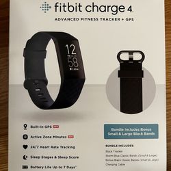 Fitbit Charge 4 With New Two Extra Belts 