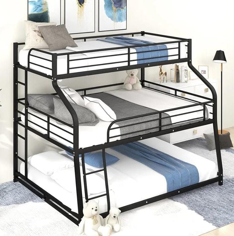 triple bunk bed. $210