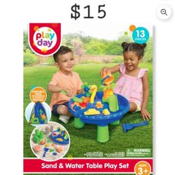 Sand And Water Table Play Set 