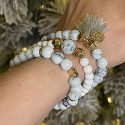 Marbel Bracelets Set Of 3 