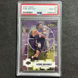 2000 Topps Finest #8 Kobe Bryant PSA 10 Gem Mint Los Angeles Lakers HOF🔥🔥🔥