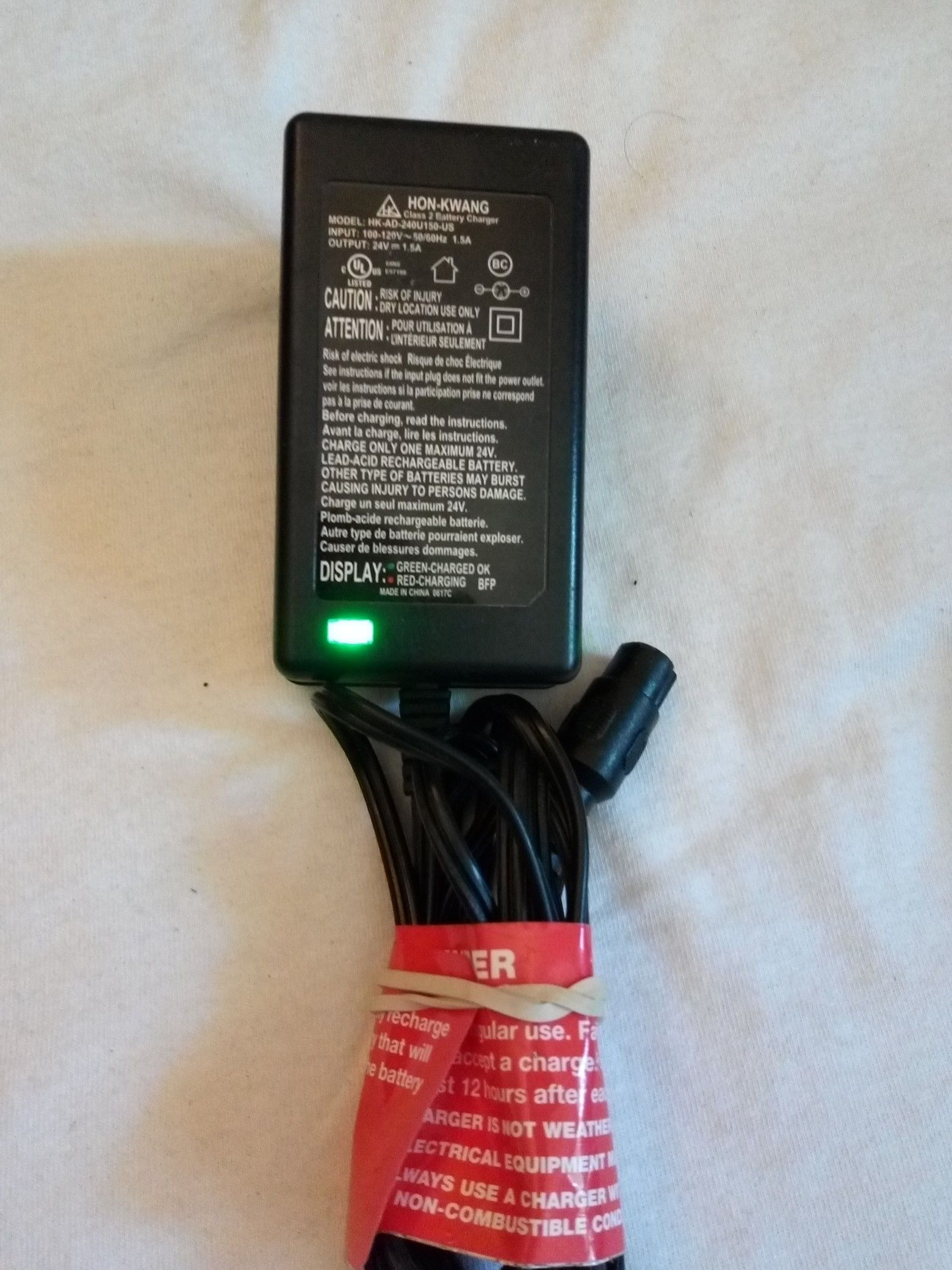 AC ADAPTER RAZOR SCOOTER ELÉCTRIC 24V - 1.5A