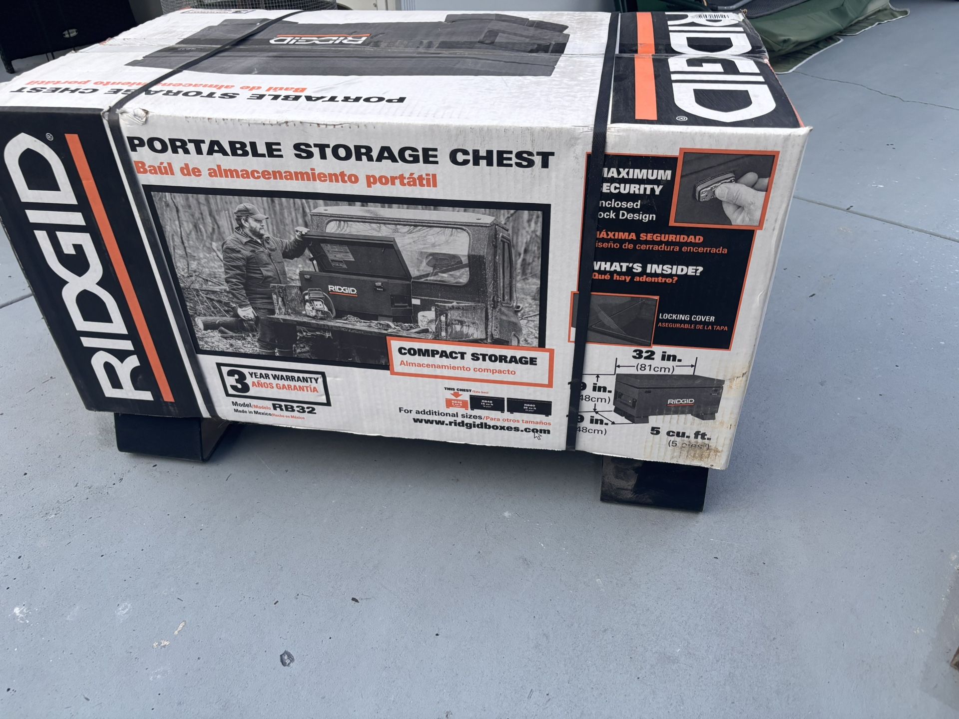 RIGID Storage Chest